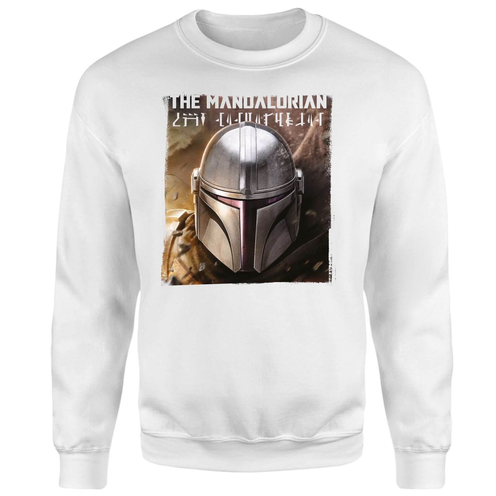Star Wars The Mandalorian Focus Sweatshirt - White - M