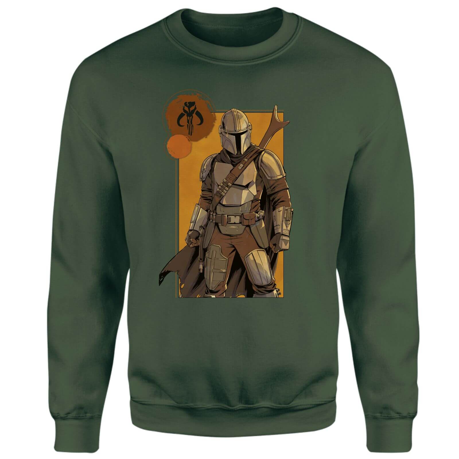 

Star Wars The Mandalorian Composition Sweatshirt - Green - L