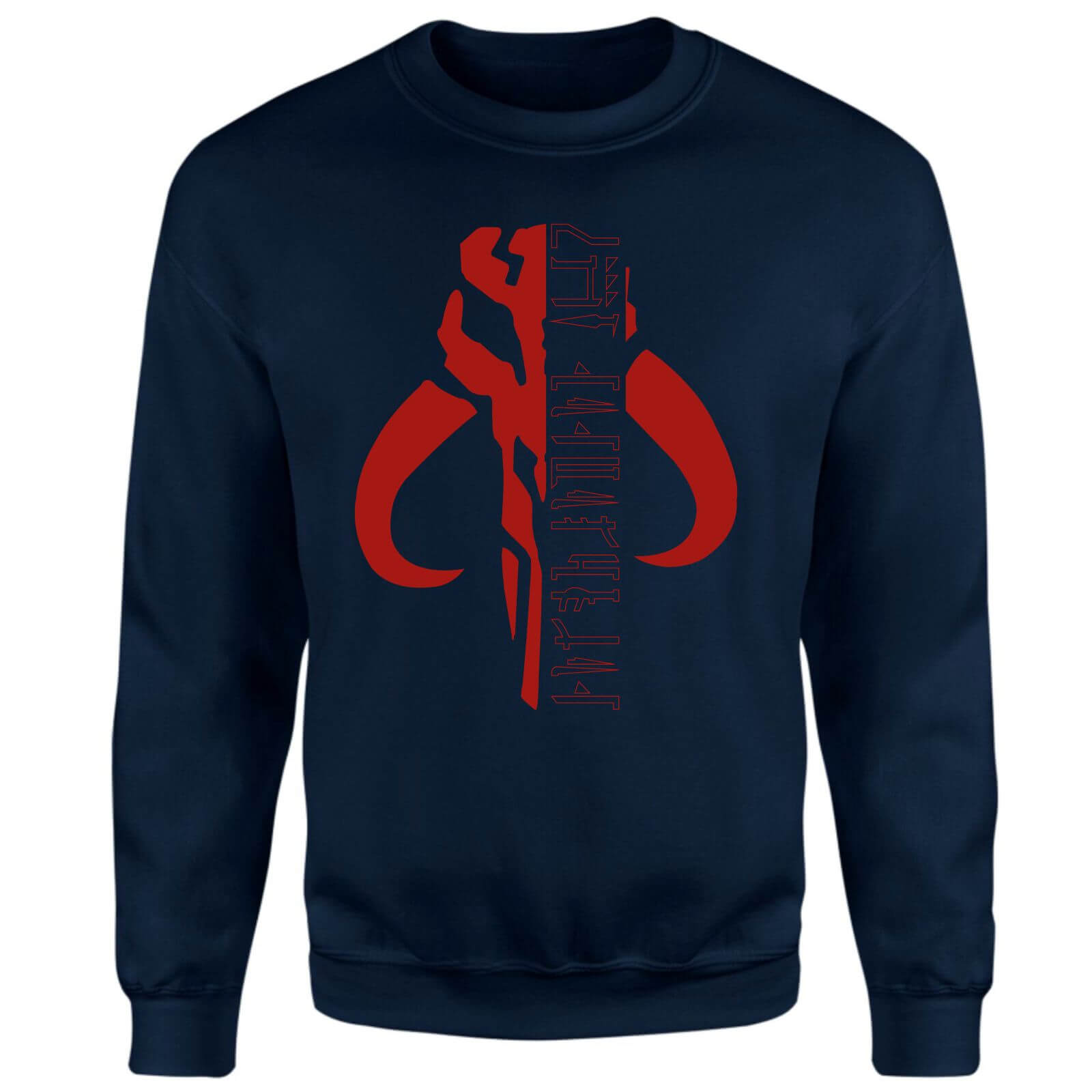 

Star Wars The Mandalorian Mando Badge Sweatshirt - Navy - M