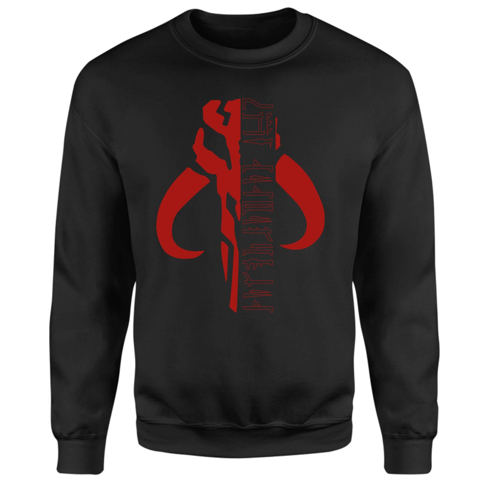 Star Wars The Mandalorian Mando Badge Sweatshirt - Black - M