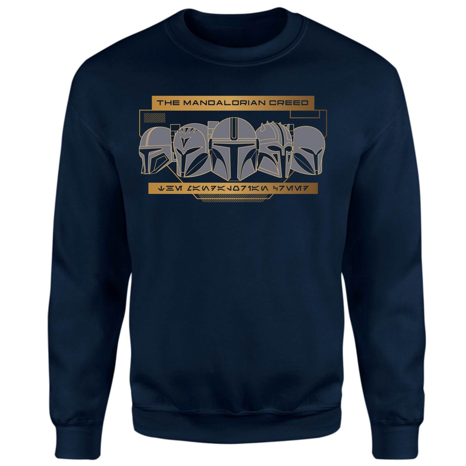 Star Wars The Mandalorian Creed Sweatshirt - Navy - S