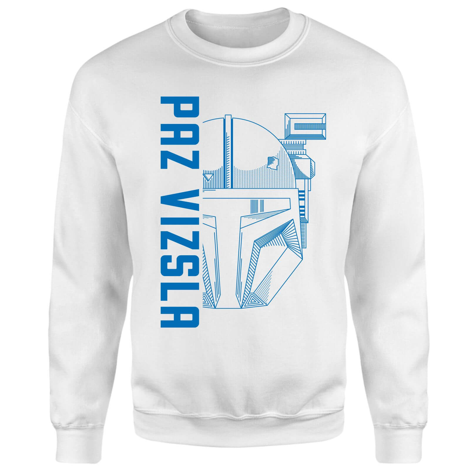 Star Wars The Mandalorian Paz Vizsla Sweatshirt - White - XL