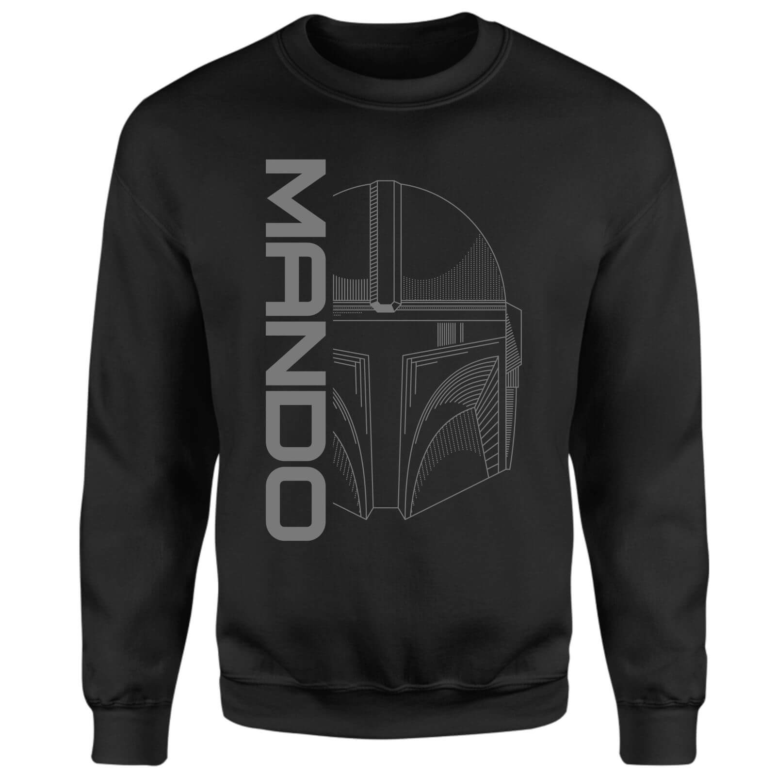 Star Wars The Mandalorian Mando Sweatshirt - Black - M