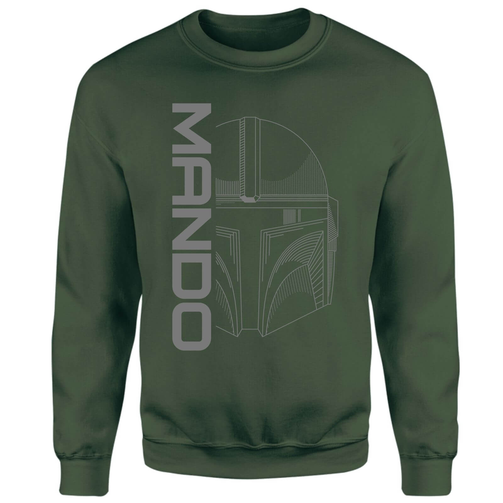 

Star Wars The Mandalorian Mando Sweatshirt - Green - XL
