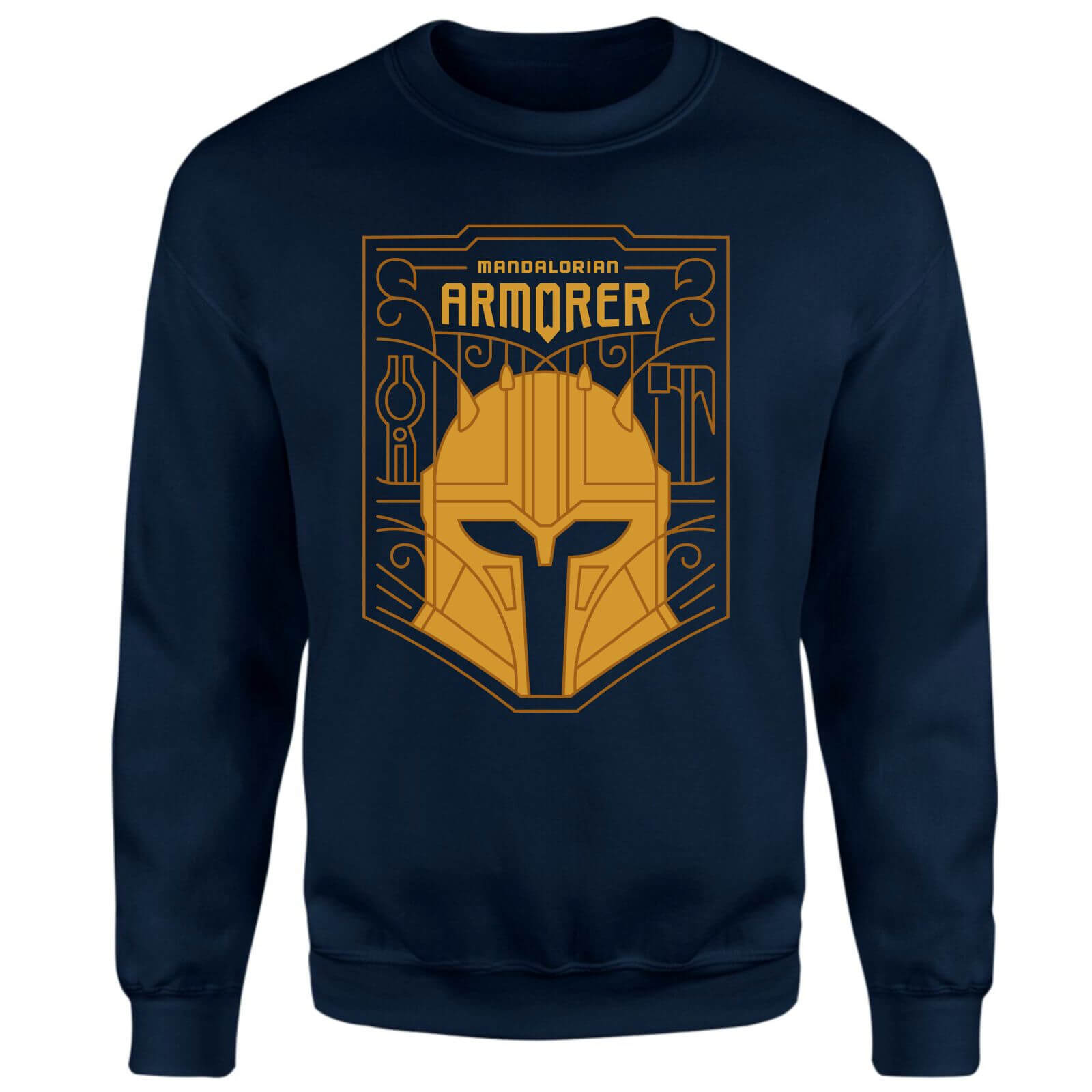 Star Wars The Mandalorian The Armorer Badge Sweatshirt - Navy - XXL