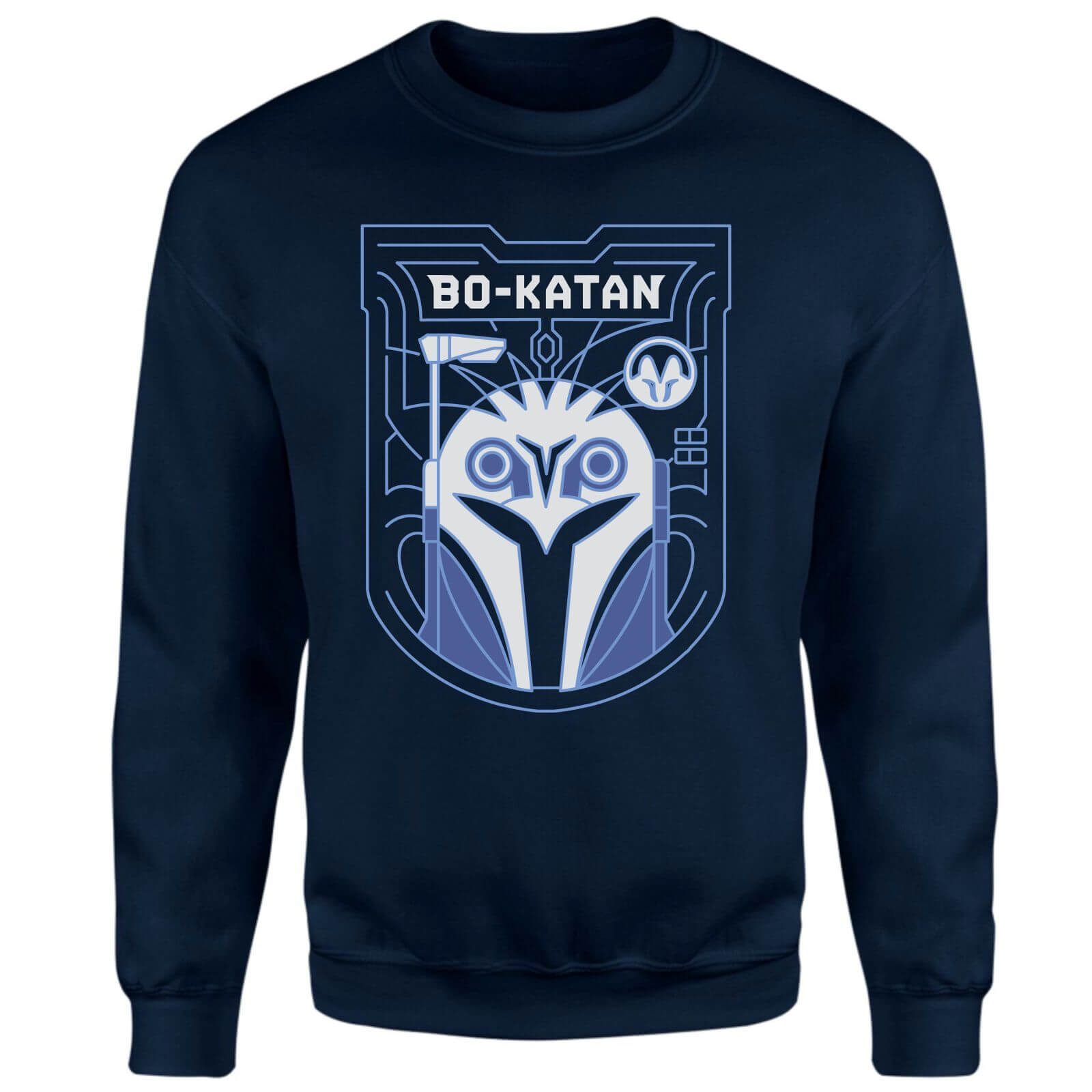 

Star Wars The Mandalorian Bo-Katan Badge Sweatshirt - Navy - M