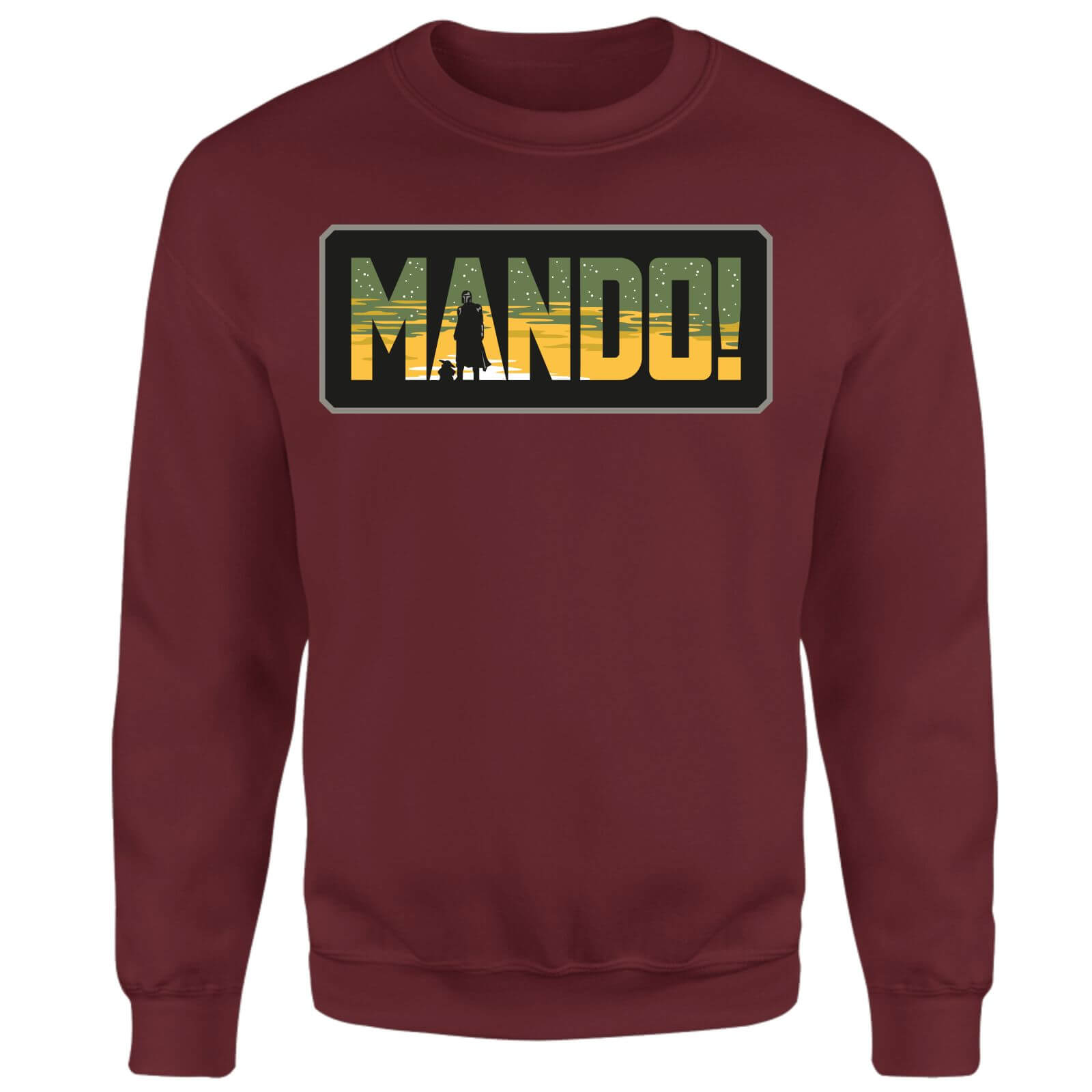 Star Wars The Mandalorian Mando! Sweatshirt - Burgundy - XXL