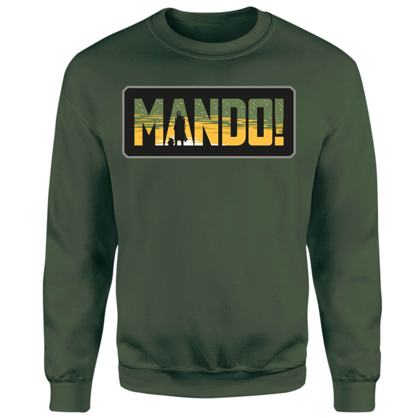 Star Wars The Mandalorian Mando! Sweatshirt - Green - XS
