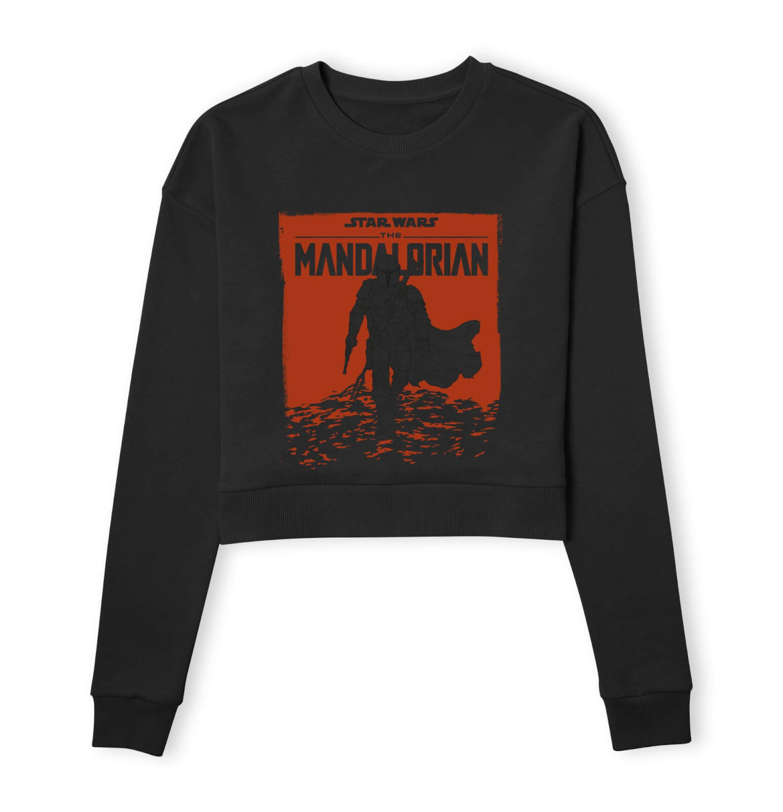 

Star Wars The Mandalorian Storm Women's Cropped Sweatshirt - Black - XL