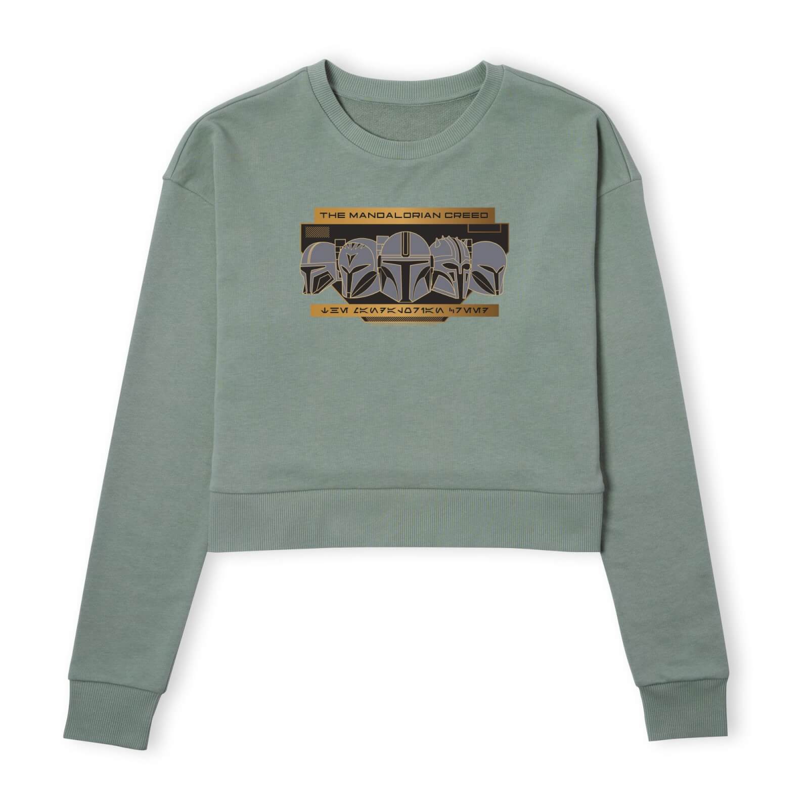 

Star Wars The Mandalorian Creed Women's Cropped Sweatshirt - Khaki - M