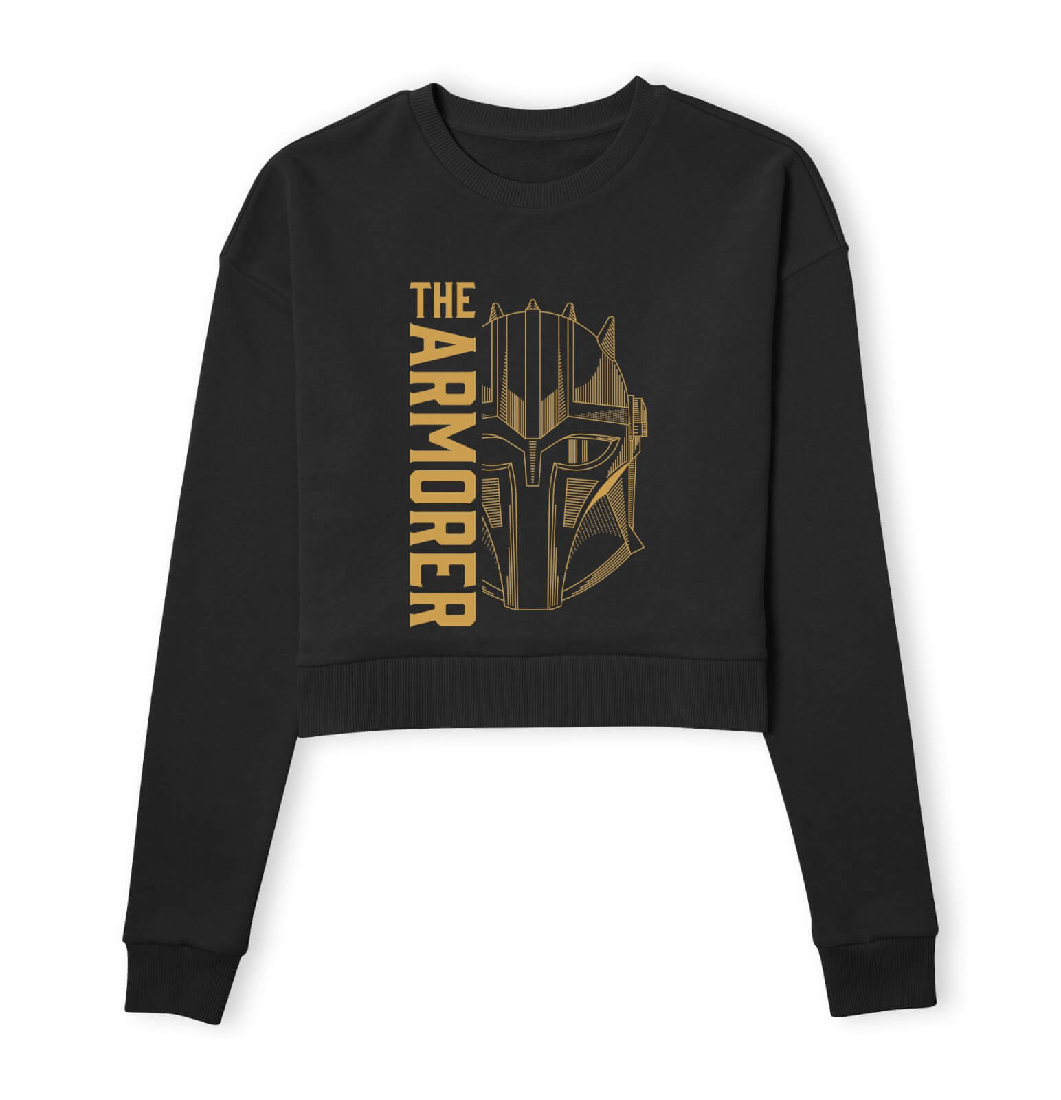 

Star Wars The Mandalorian The Armorer Women's Cropped Sweatshirt - Black - L