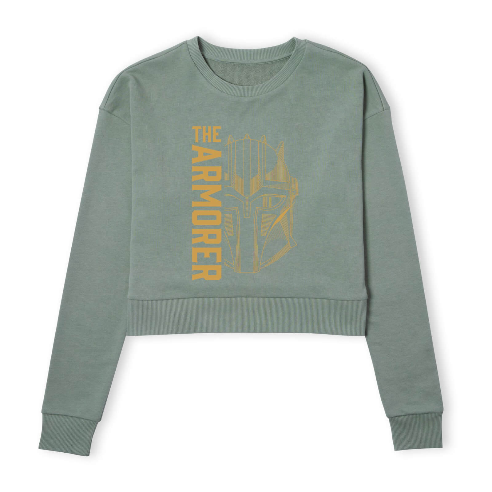 

Star Wars The Mandalorian The Armorer Women's Cropped Sweatshirt - Khaki - XS