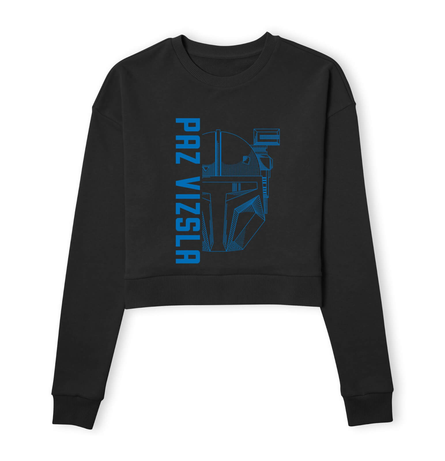 

Star Wars The Mandalorian Paz Vizsla Women's Cropped Sweatshirt - Black - XL
