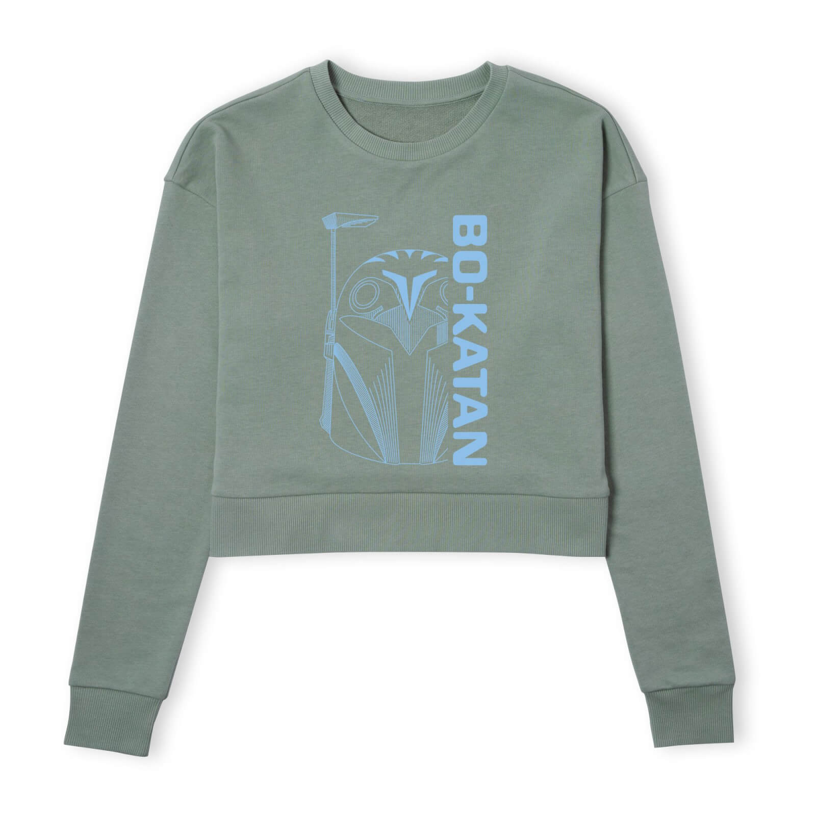 

Star Wars The Mandalorian Bo-Katan Women's Cropped Sweatshirt - Khaki - L