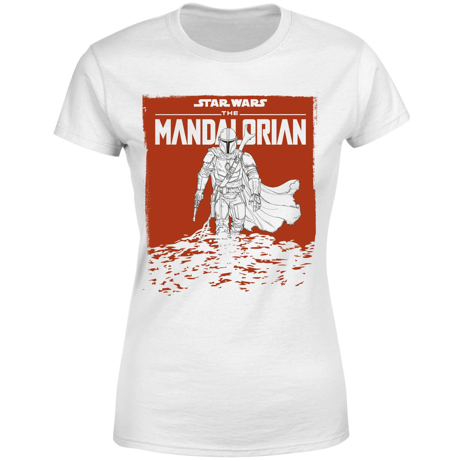 Star Wars The Mandalorian Storm Women's T-Shirt - White - M