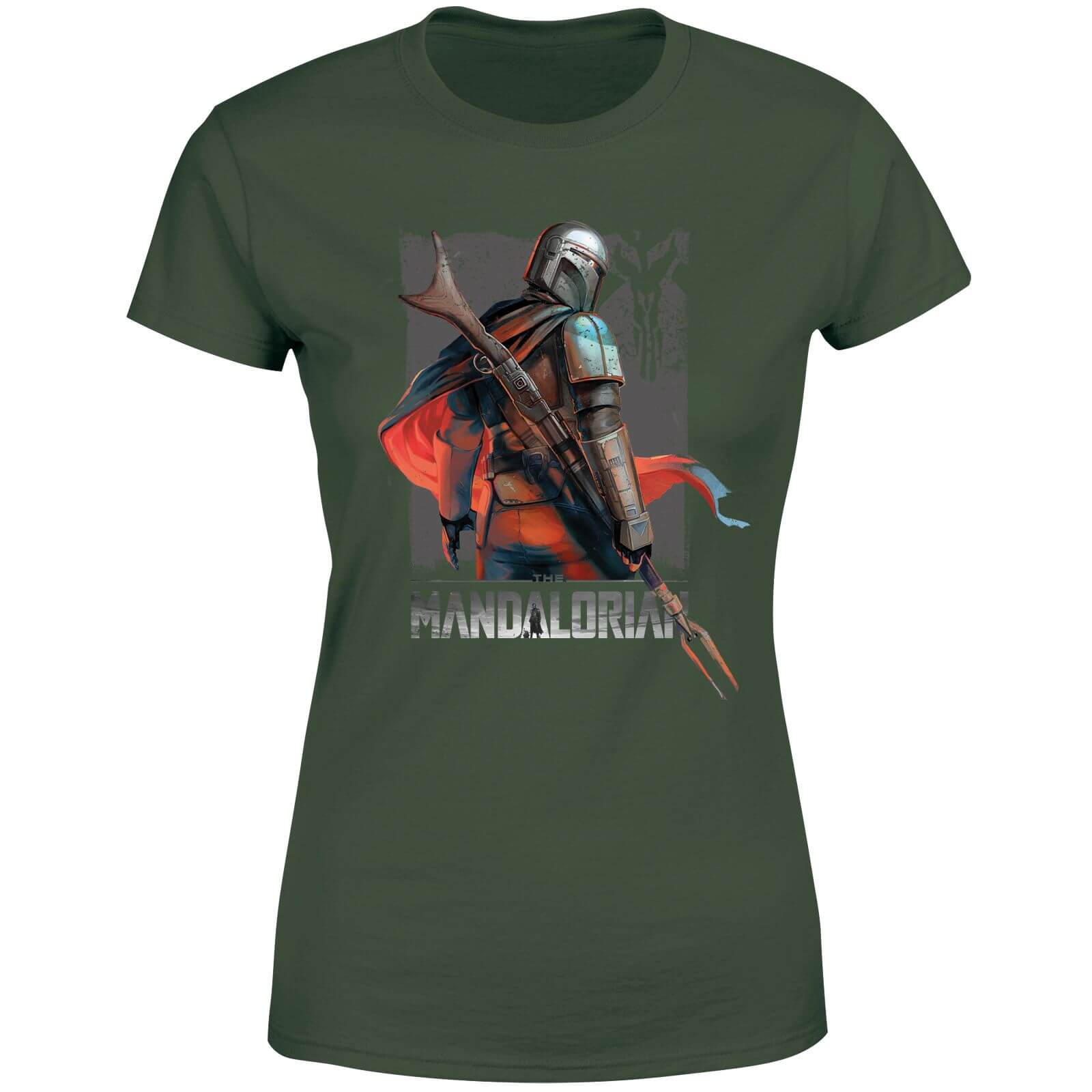 

Star Wars The Mandalorian Colour Edit Women's T-Shirt - Green - L