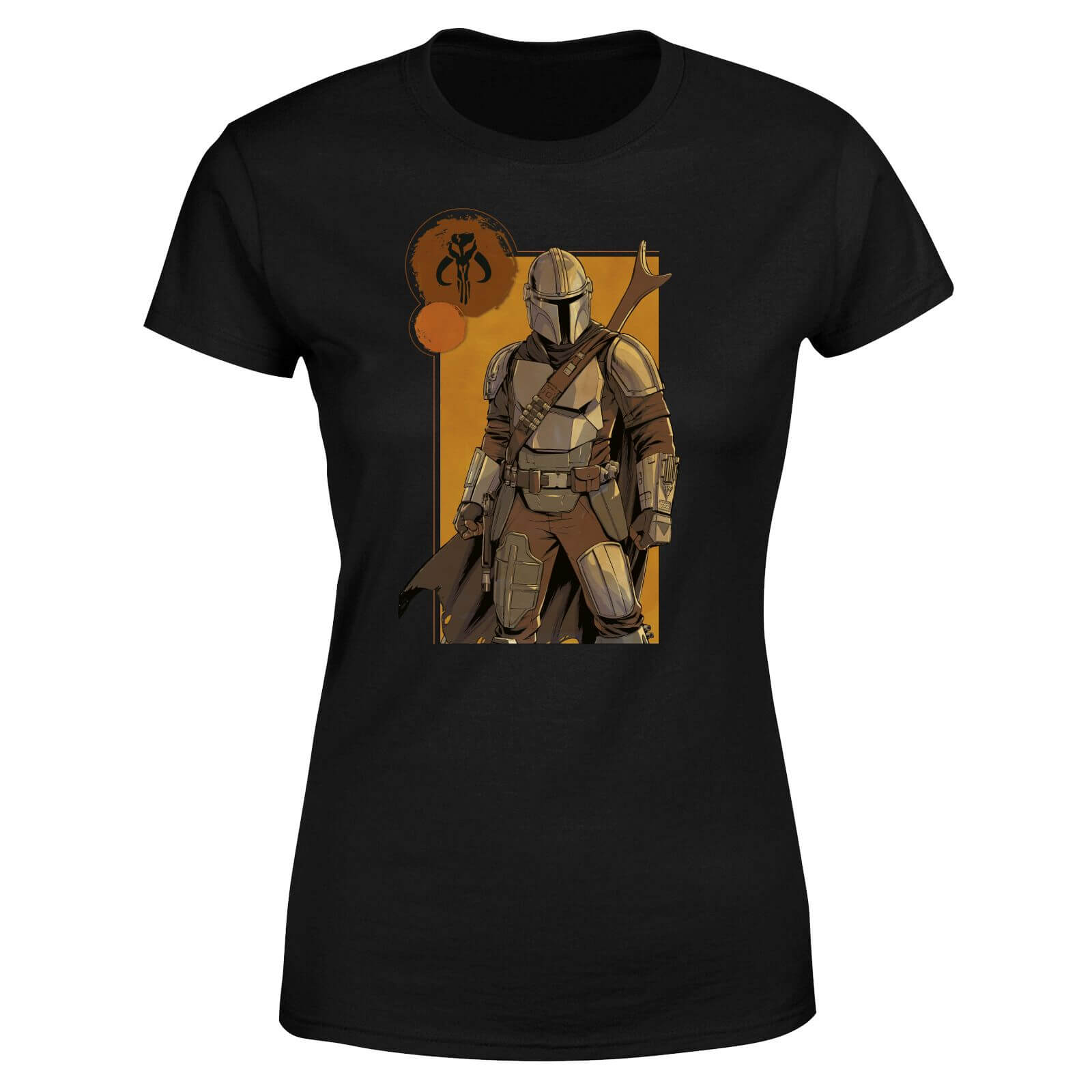

Star Wars The Mandalorian Composition Women's T-Shirt - Black - L