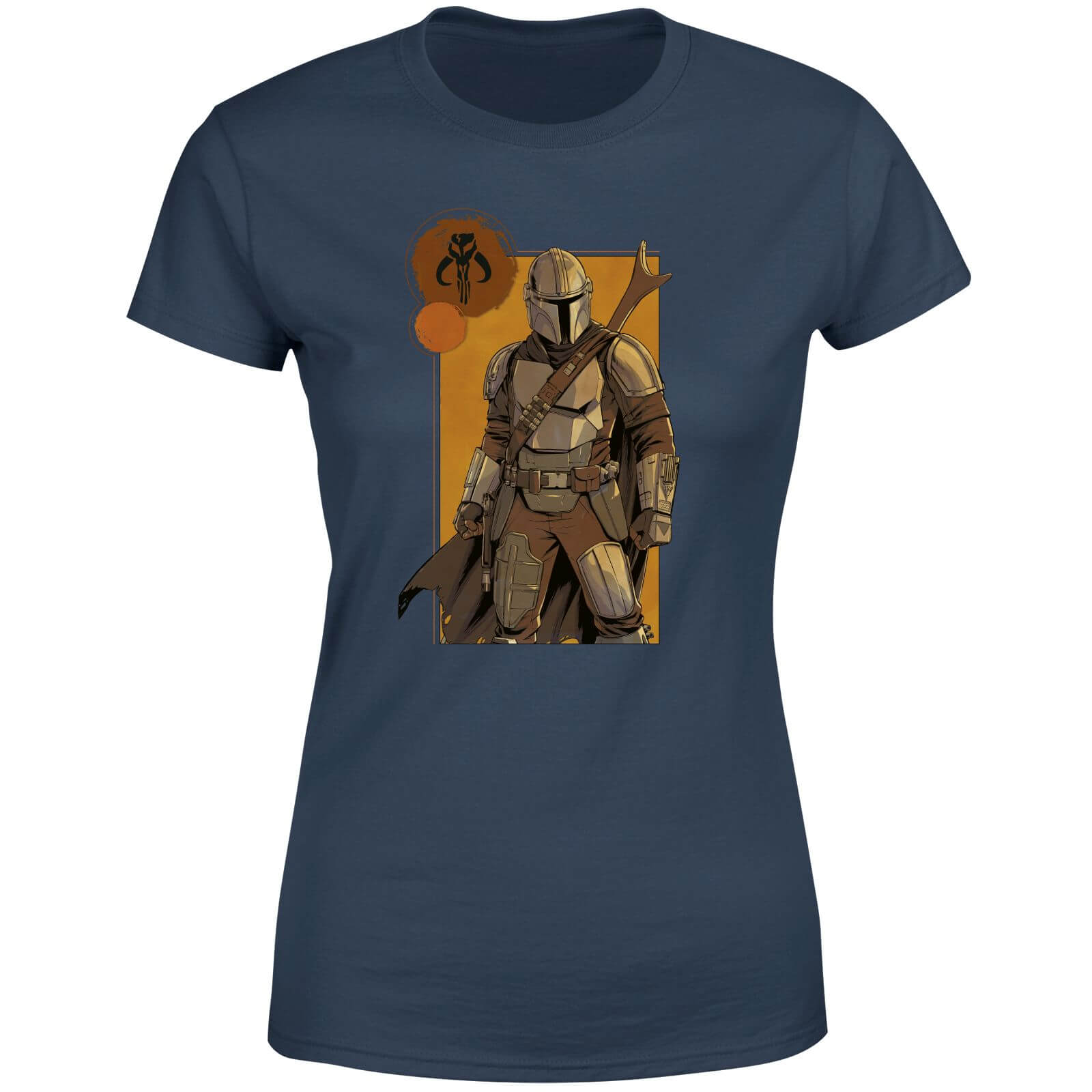 

Star Wars The Mandalorian Composition Women's T-Shirt - Navy - XXL