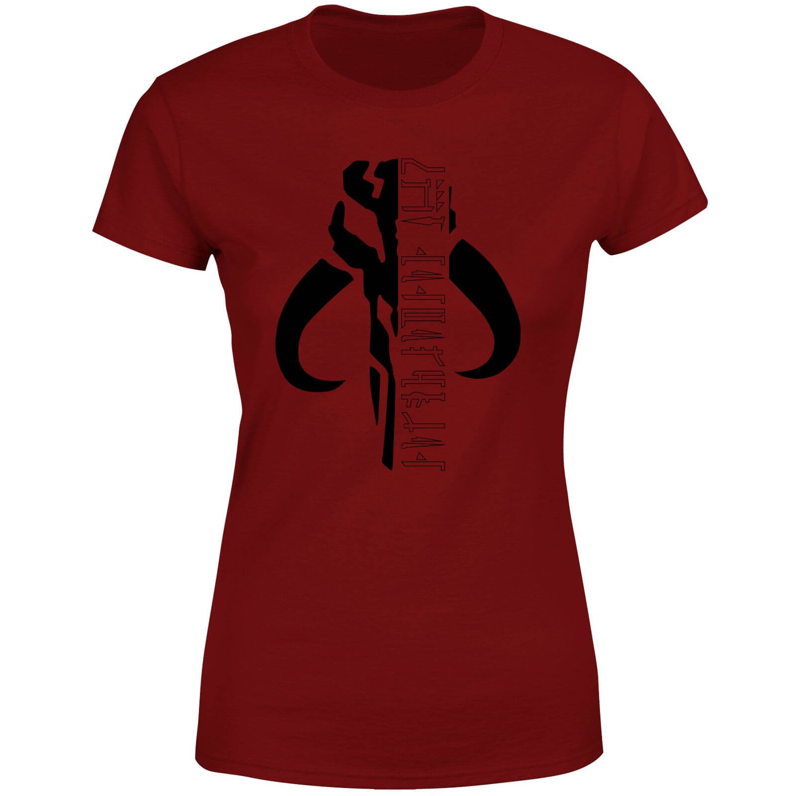 

Star Wars The Mandalorian Mando Badge Women's T-Shirt - Burgundy - XS