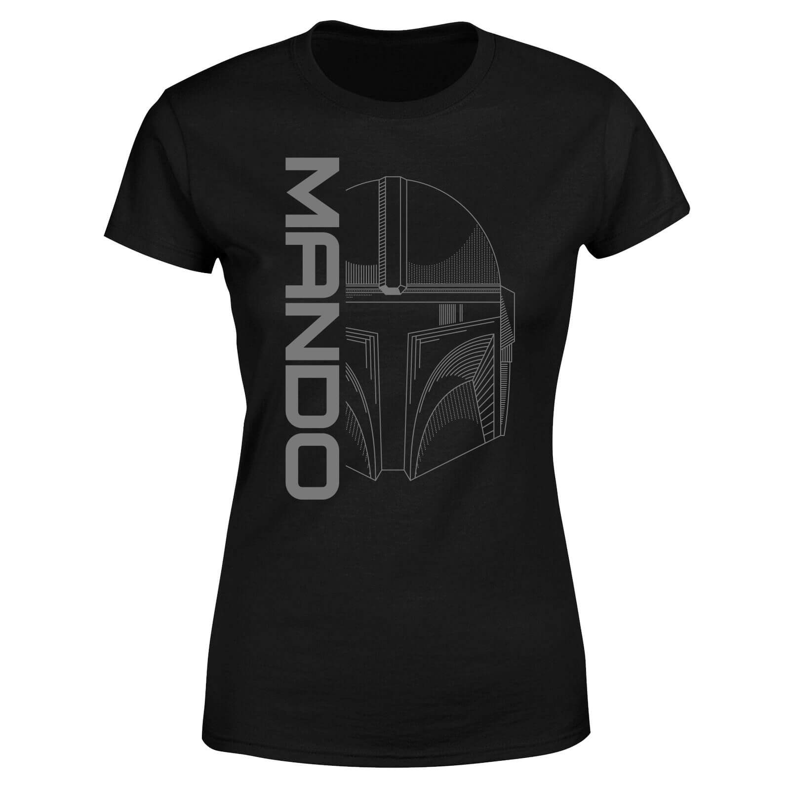 

Star Wars The Mandalorian Mando Women's T-Shirt - Black - L