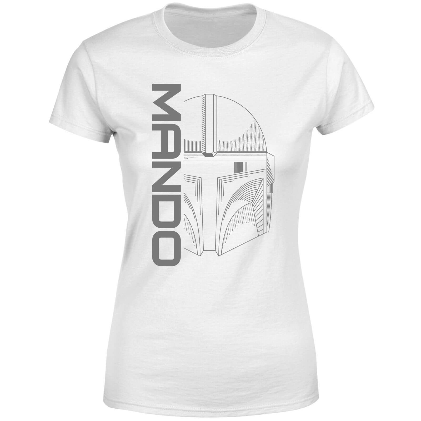 

Star Wars The Mandalorian Mando Women's T-Shirt - White - XXL