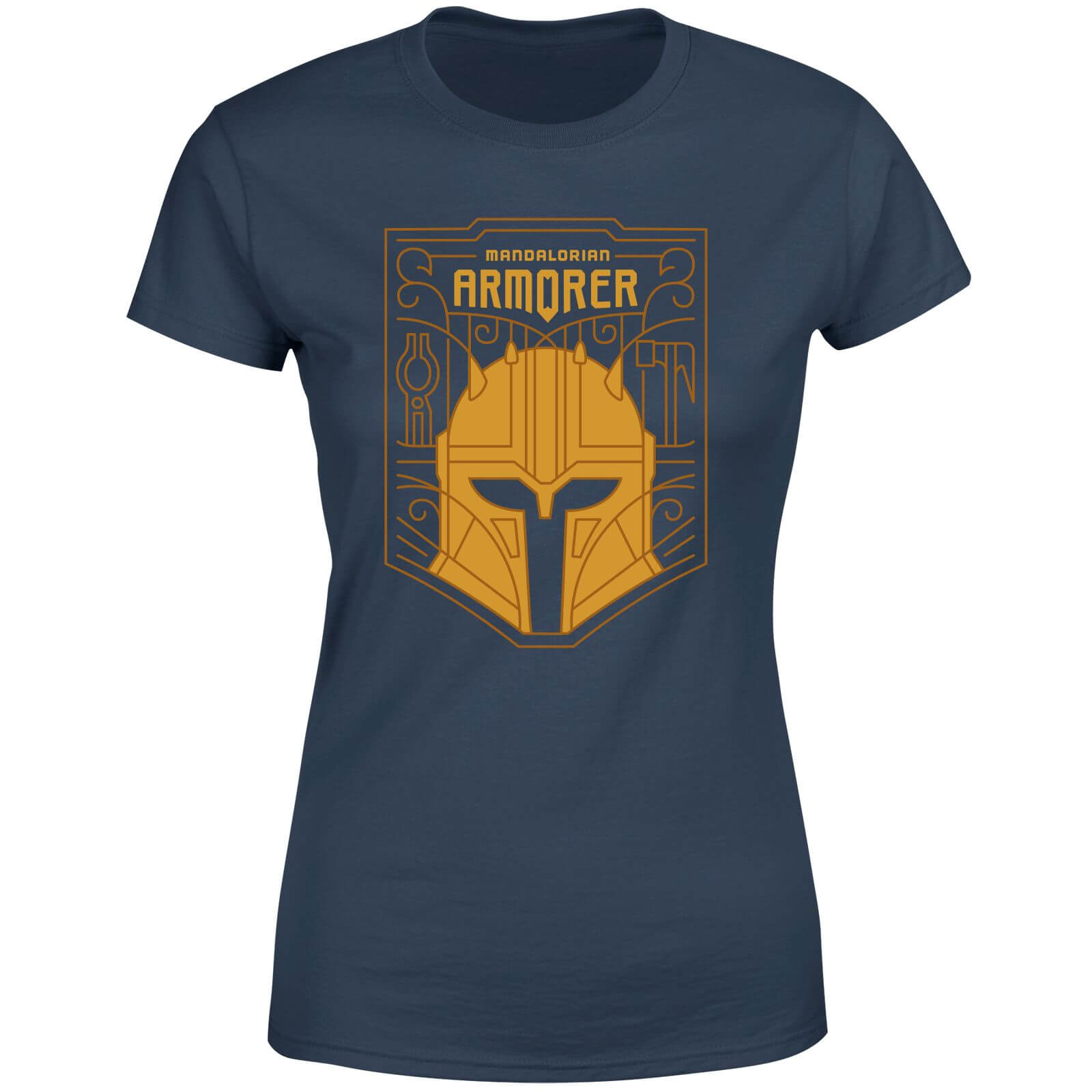 

Star Wars The Mandalorian The Armorer Badge Women's T-Shirt - Navy - S