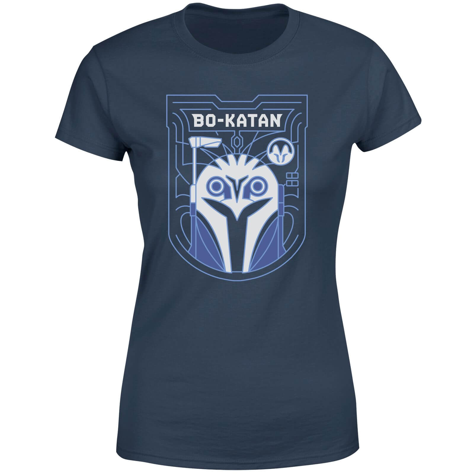 

Star Wars The Mandalorian Bo-Katan Badge Women's T-Shirt - Navy - L