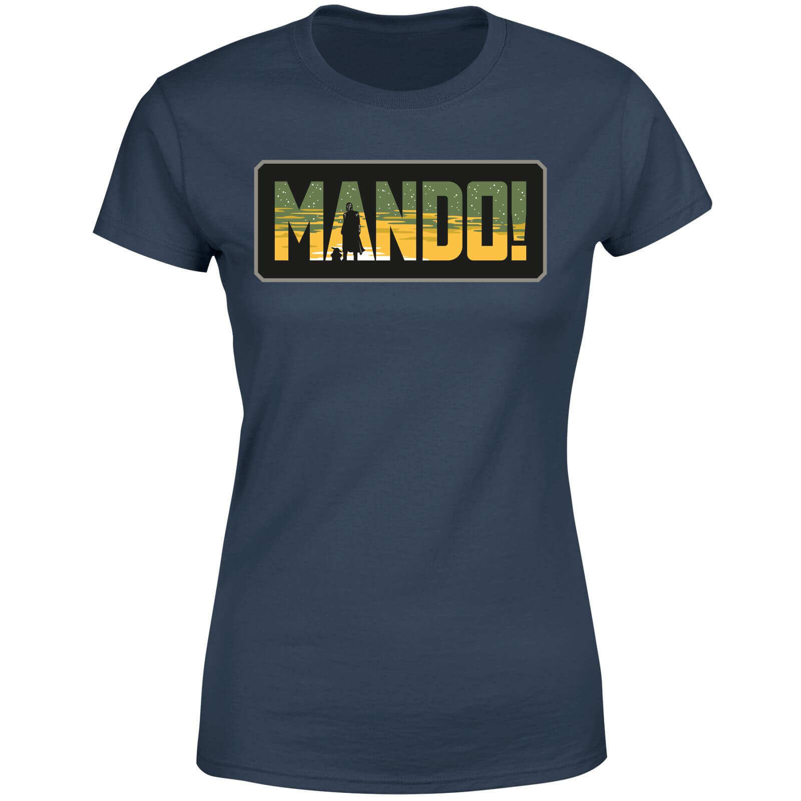 

Star Wars The Mandalorian Mando! Women's T-Shirt - Navy - XL