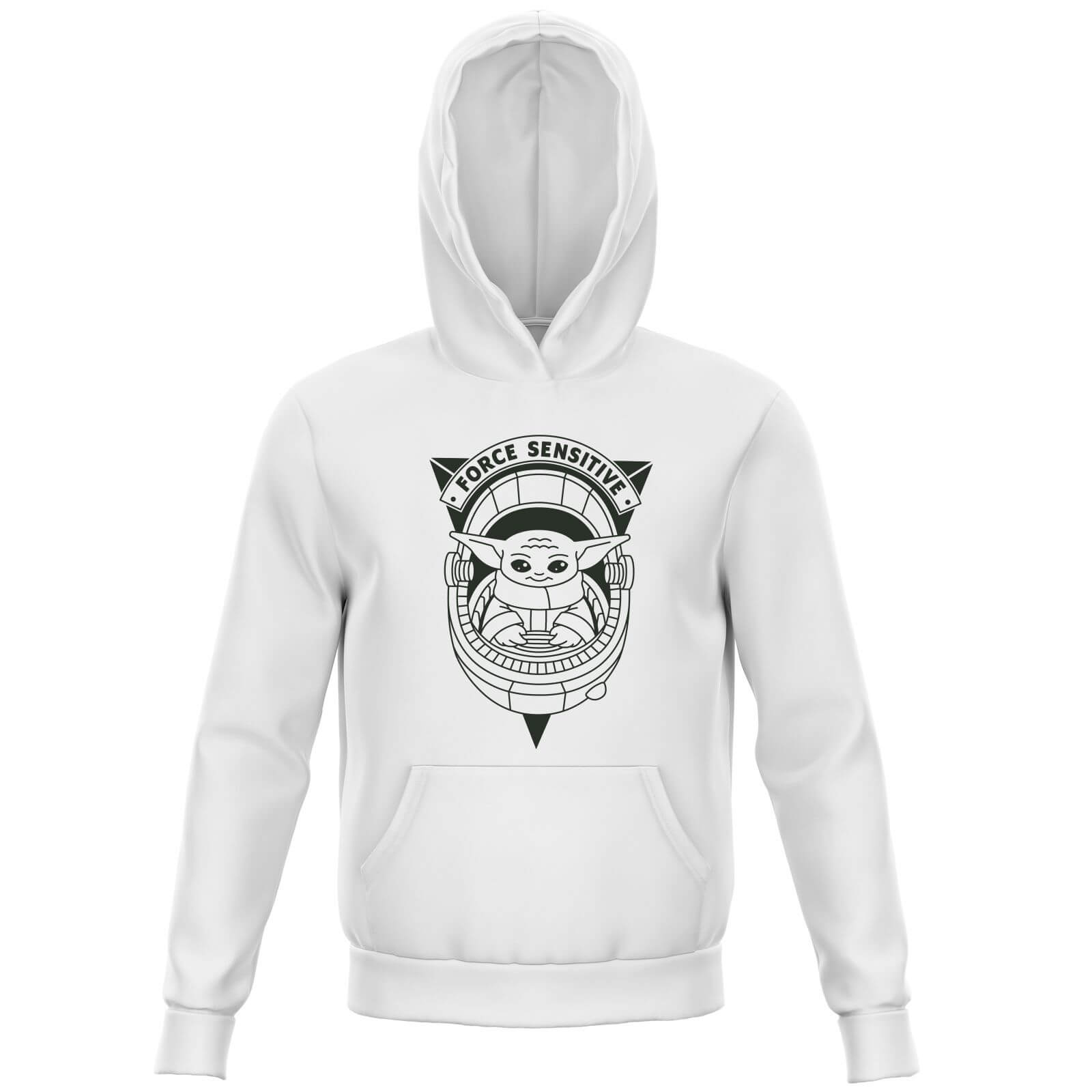 

Star Wars The Mandalorian Force Sensitive Kids' Hoodie - White - 3-4 Anni