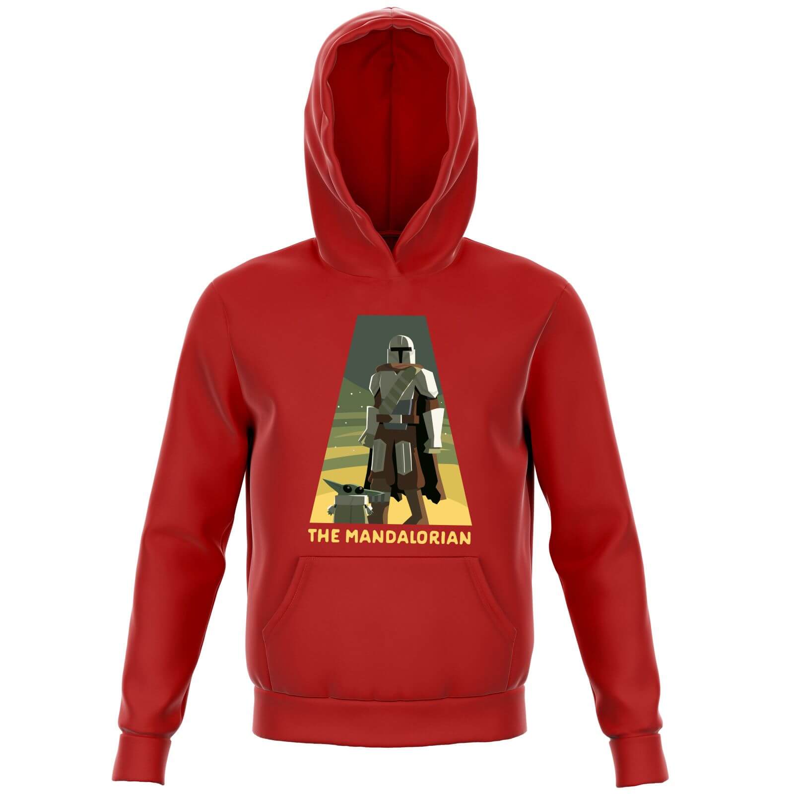 

Star Wars The Mandalorian Artistic Pose Kids' Hoodie - Red - 11-12 Anni