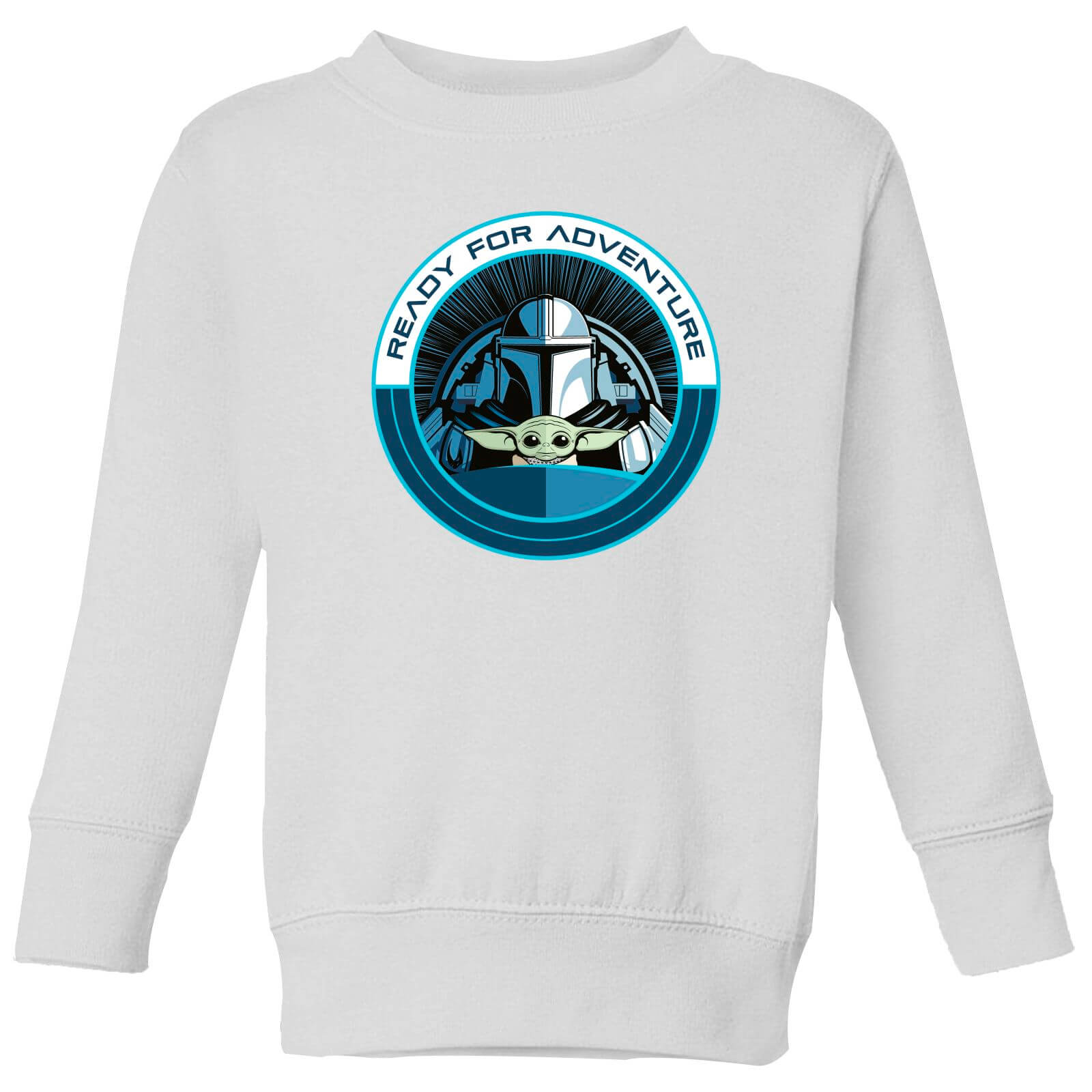 

Star Wars The Mandalorian Ready For Adventure Kids' Sweatshirt - White - 5-6 Anni