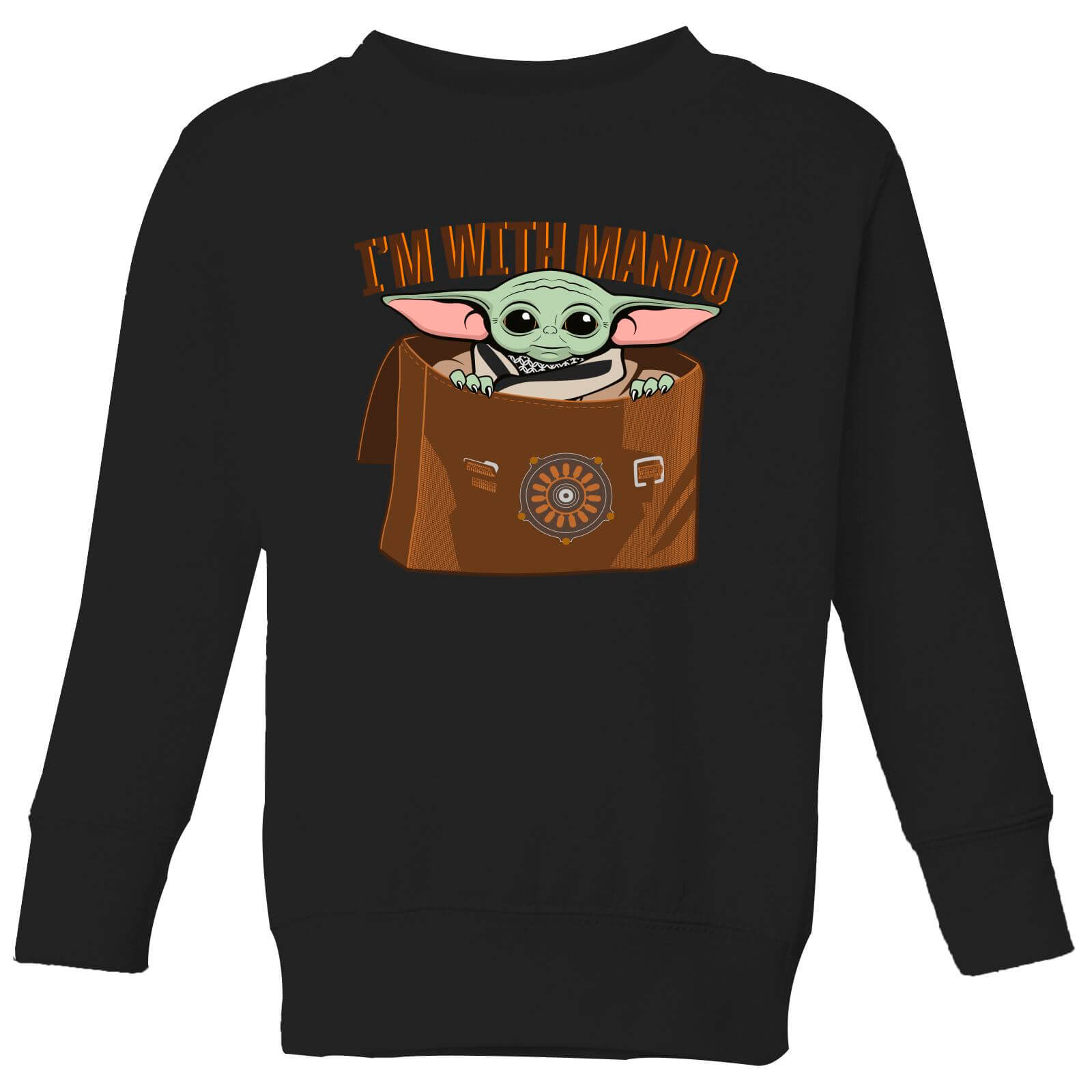 

Star Wars The Mandalorian I'm With Mando Kids' Sweatshirt - Black - 3-4 Anni