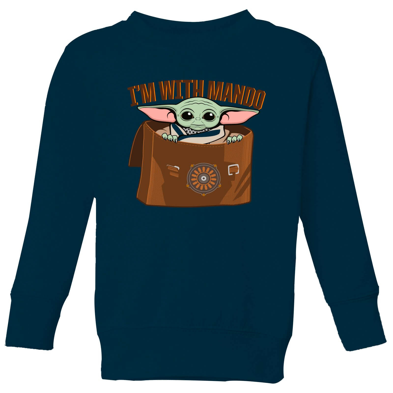 

Star Wars The Mandalorian I'm With Mando Kids' Sweatshirt - Navy - 3-4 Anni
