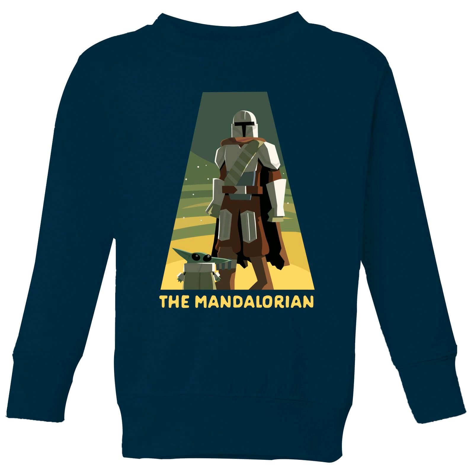 

Star Wars The Mandalorian Artistic Pose Kids' Sweatshirt - Navy - 7-8 Anni