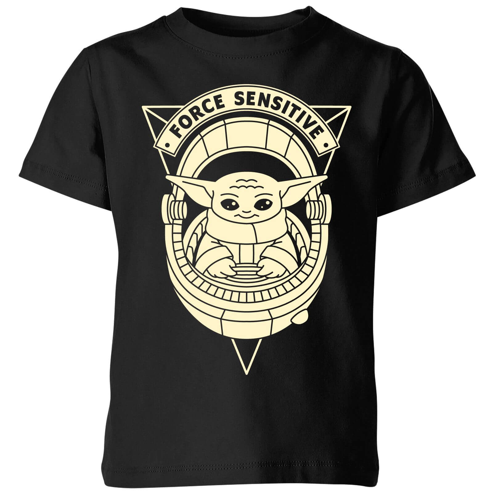 

Star Wars The Mandalorian Force Sensitive Kids' T-Shirt - Black - 3-4 Anni