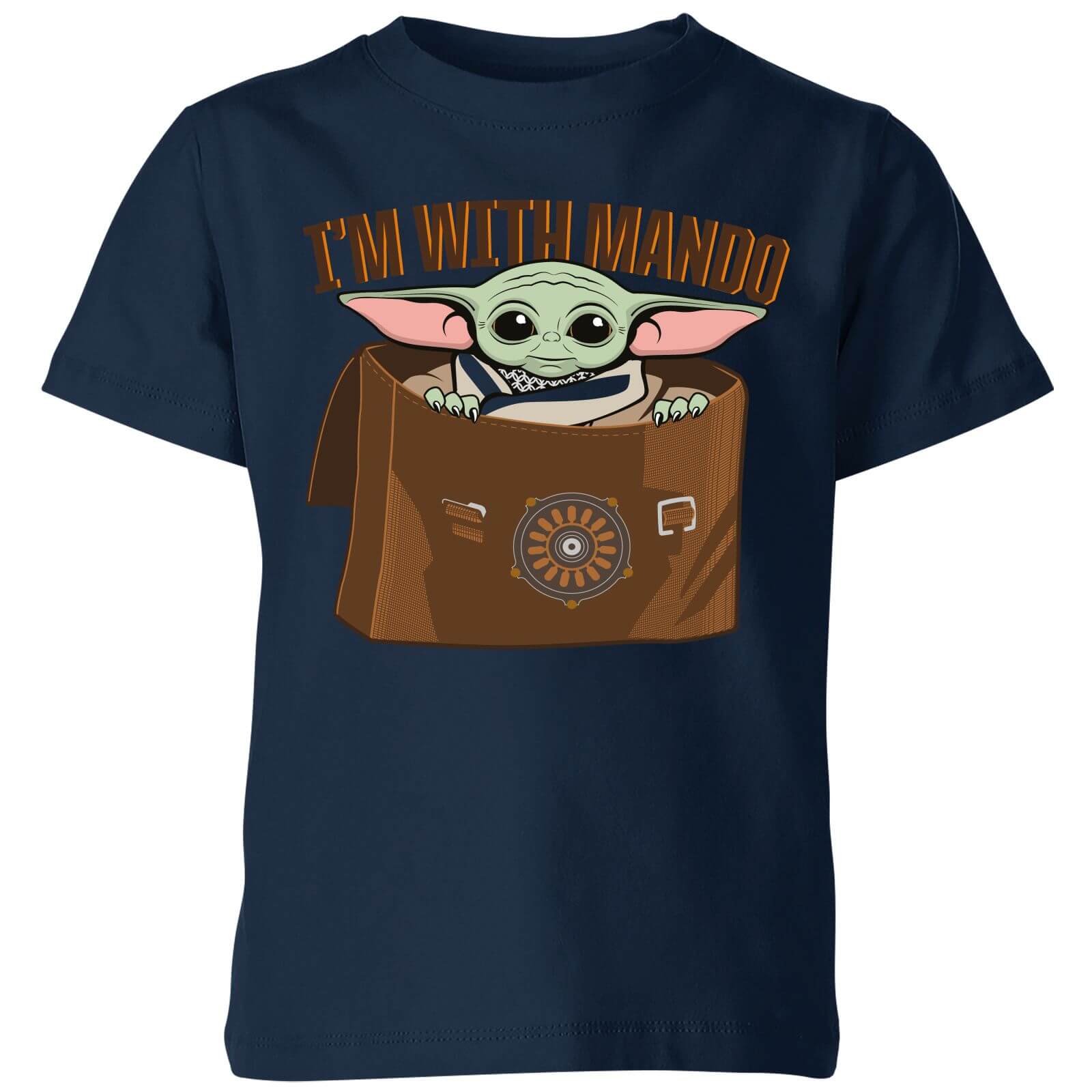 

Star Wars The Mandalorian I'm With Mando Kids' T-Shirt - Navy - 3-4 Anni