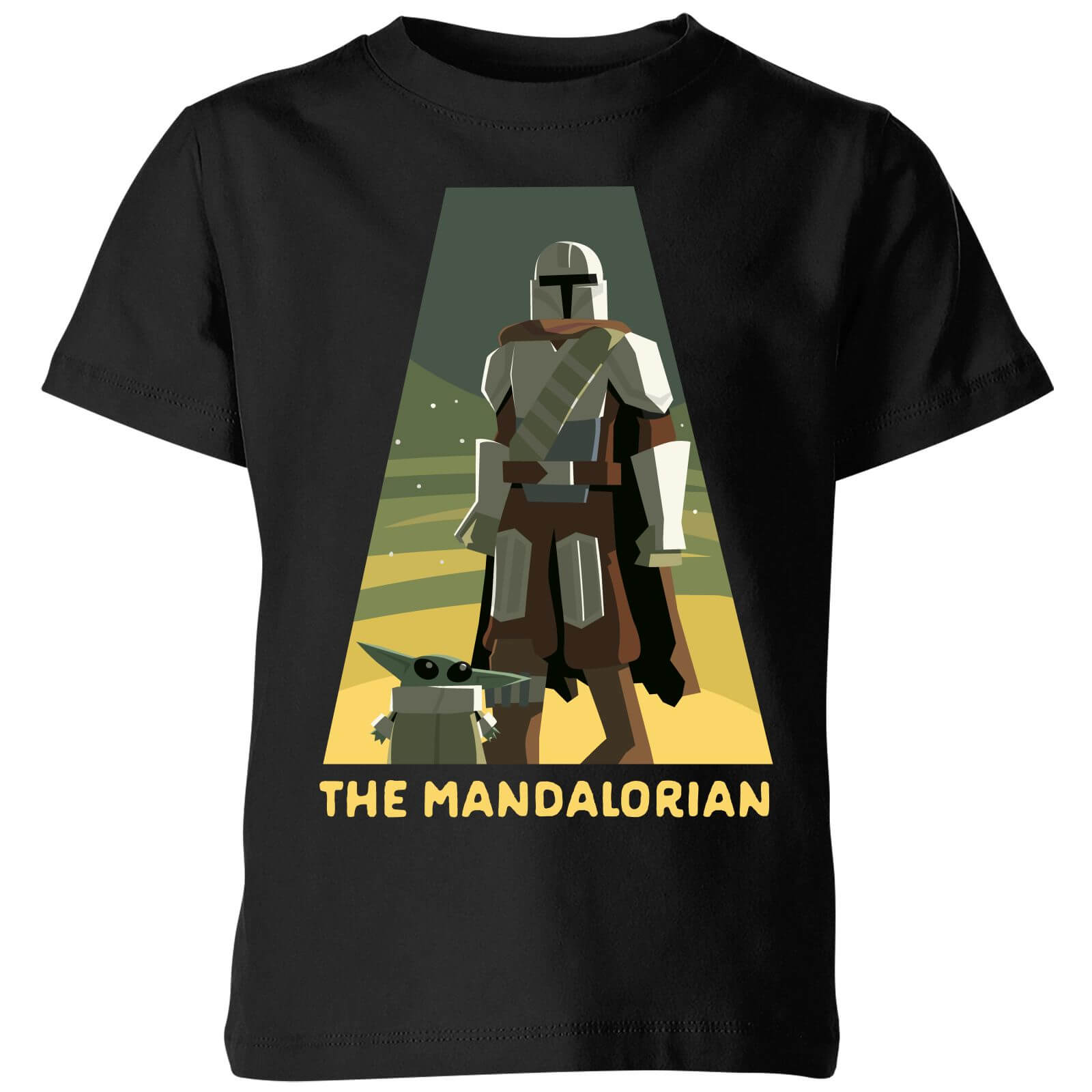 

Star Wars The Mandalorian Artistic Pose Kids' T-Shirt - Black - 9-10 Anni