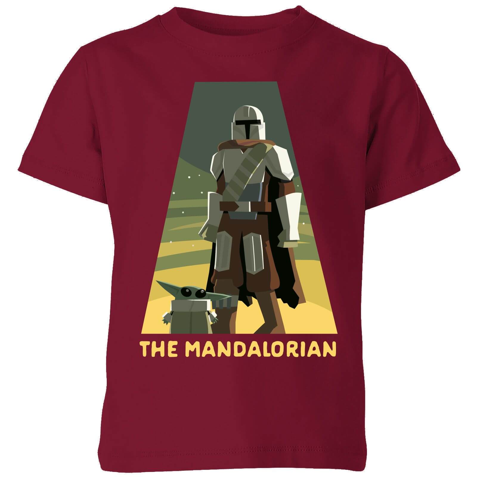 

Star Wars The Mandalorian Artistic Pose Kids' T-Shirt - Burgundy - 3-4 Anni