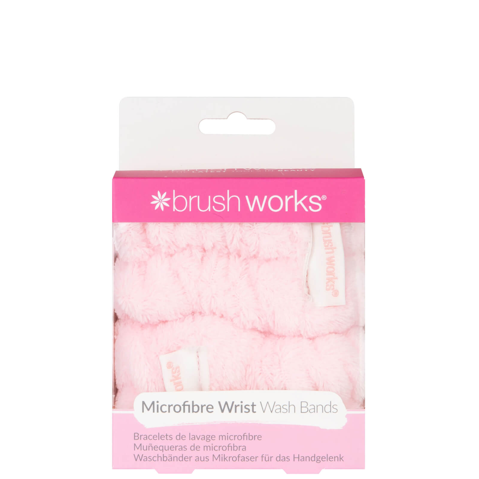 Image of Brushworks Microfibre Wrist Wash Bands - 2 Pack