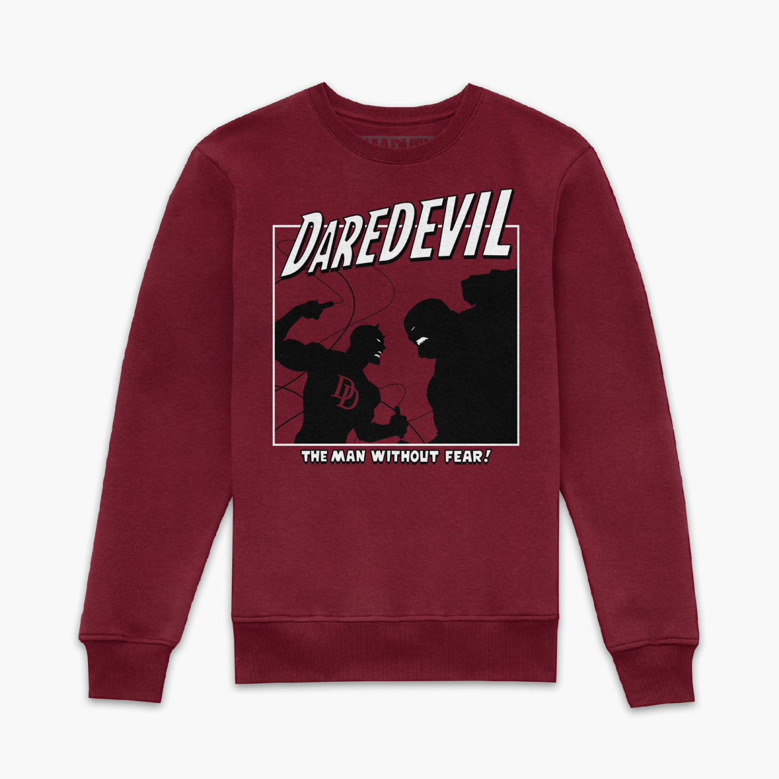 Marvel Daredevil Vs Kingpin Sweatshirt - Burgundy - L - Burgundy