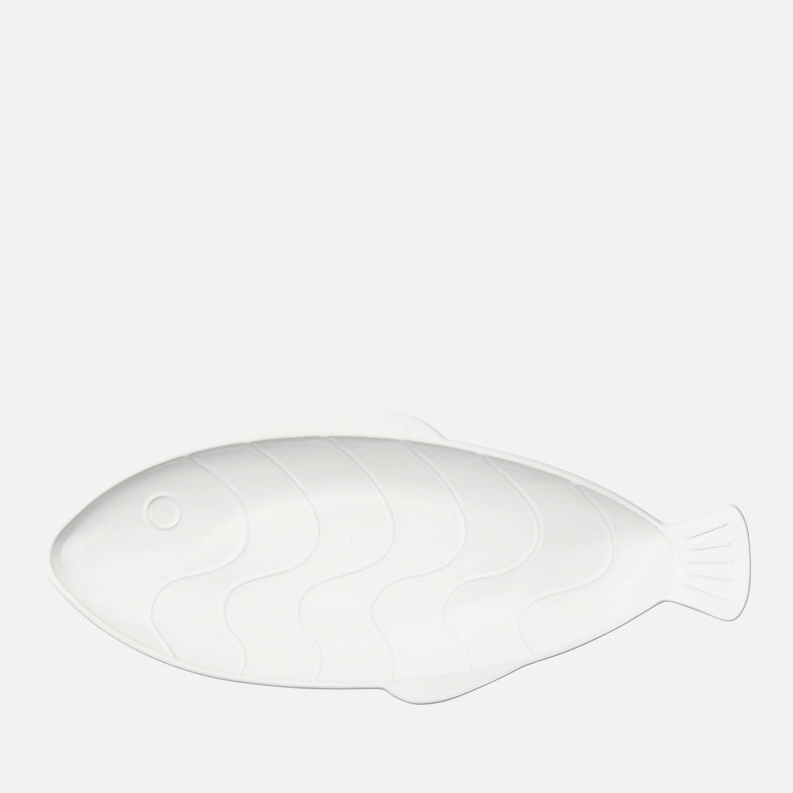 Broste Copenhagen Pesce Narrow Plate - White