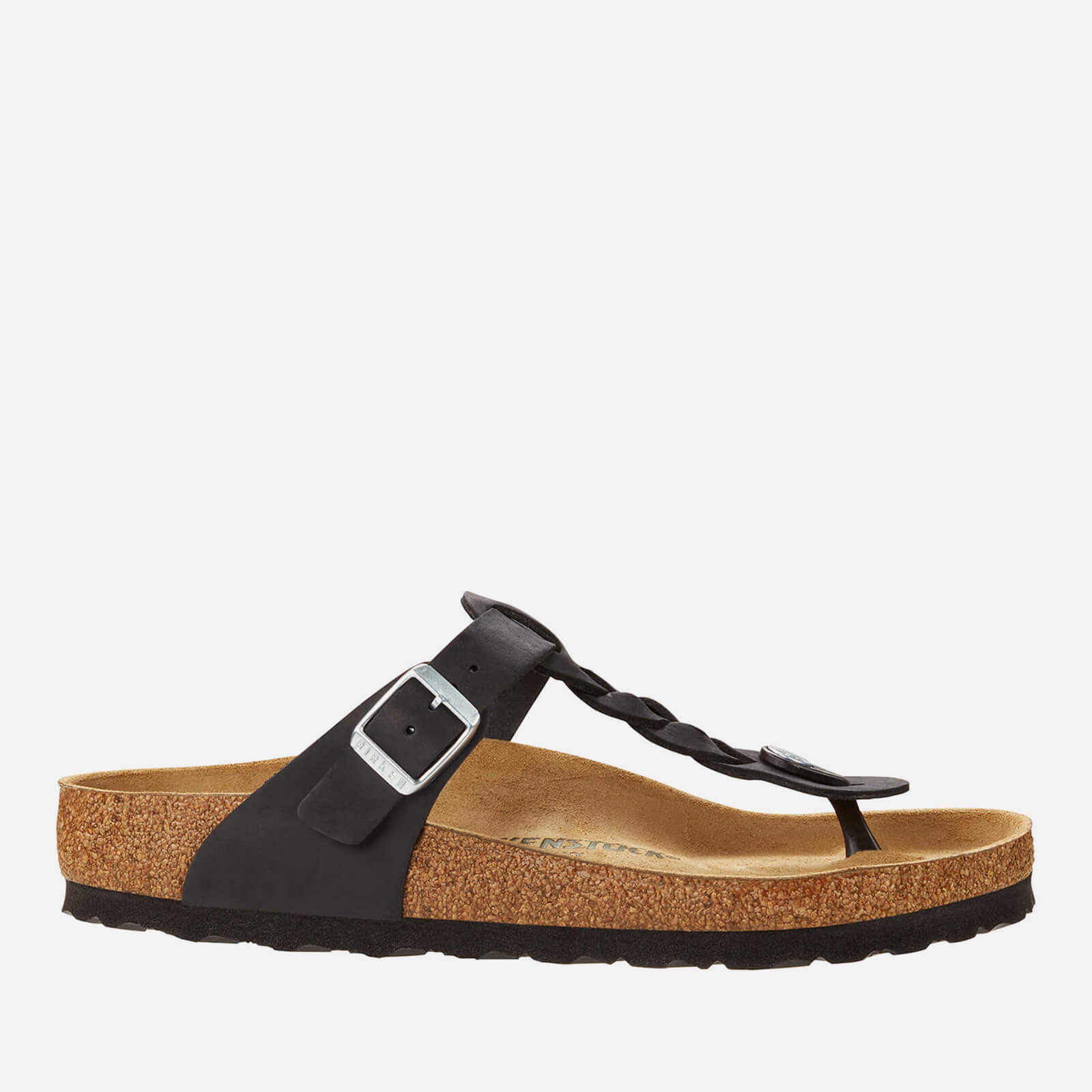 Birkenstock Women’s Slim-Fit Braided Leather Sandals