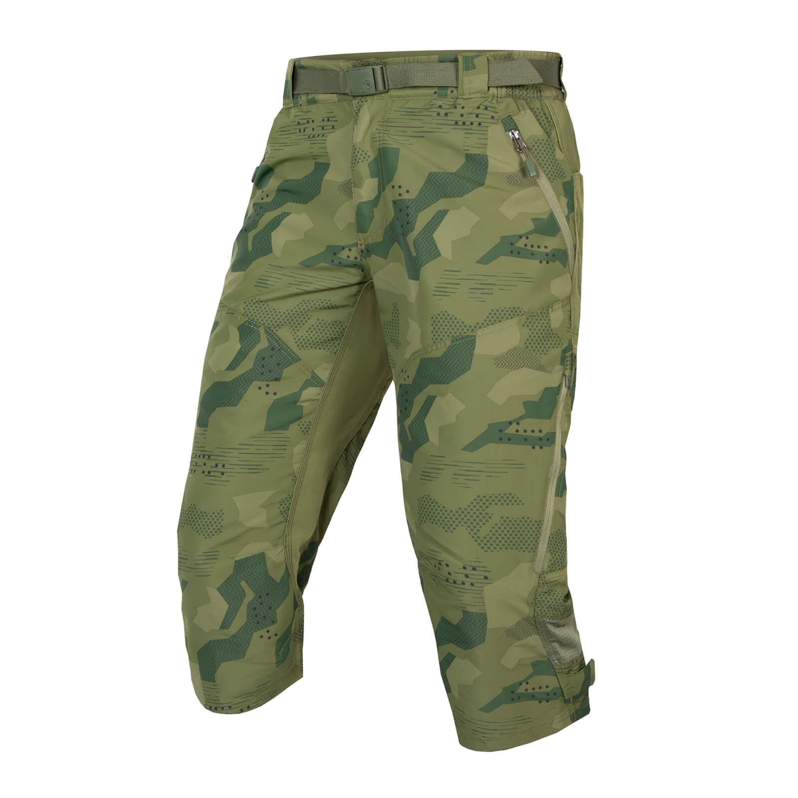 Endura Men's Hummvee 3/4 Shorts (With Liner) - Tonal Olive | Extra 10% off first order.