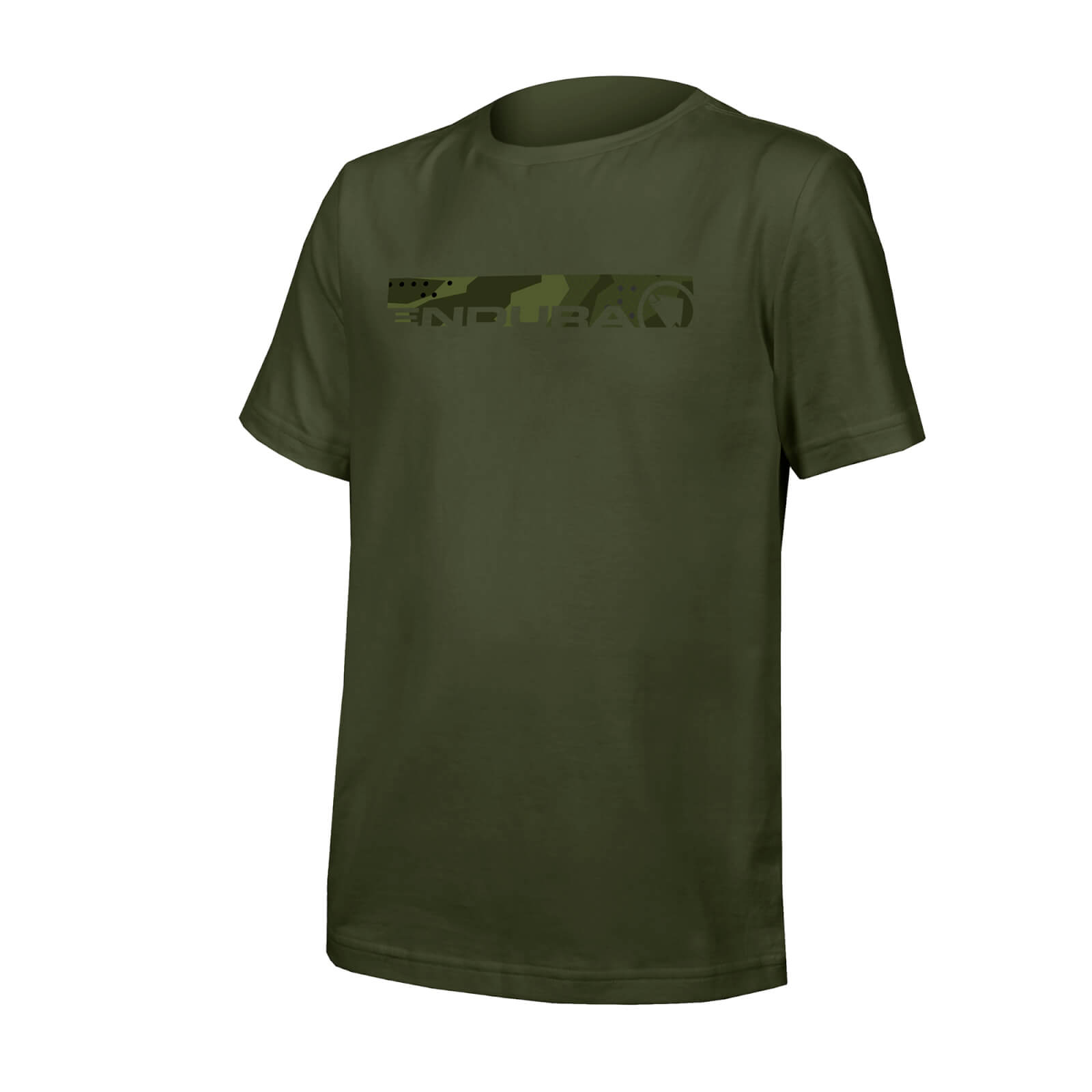 Endura Kids's Kid's One Clan Organic Tee Camo - Olive Green