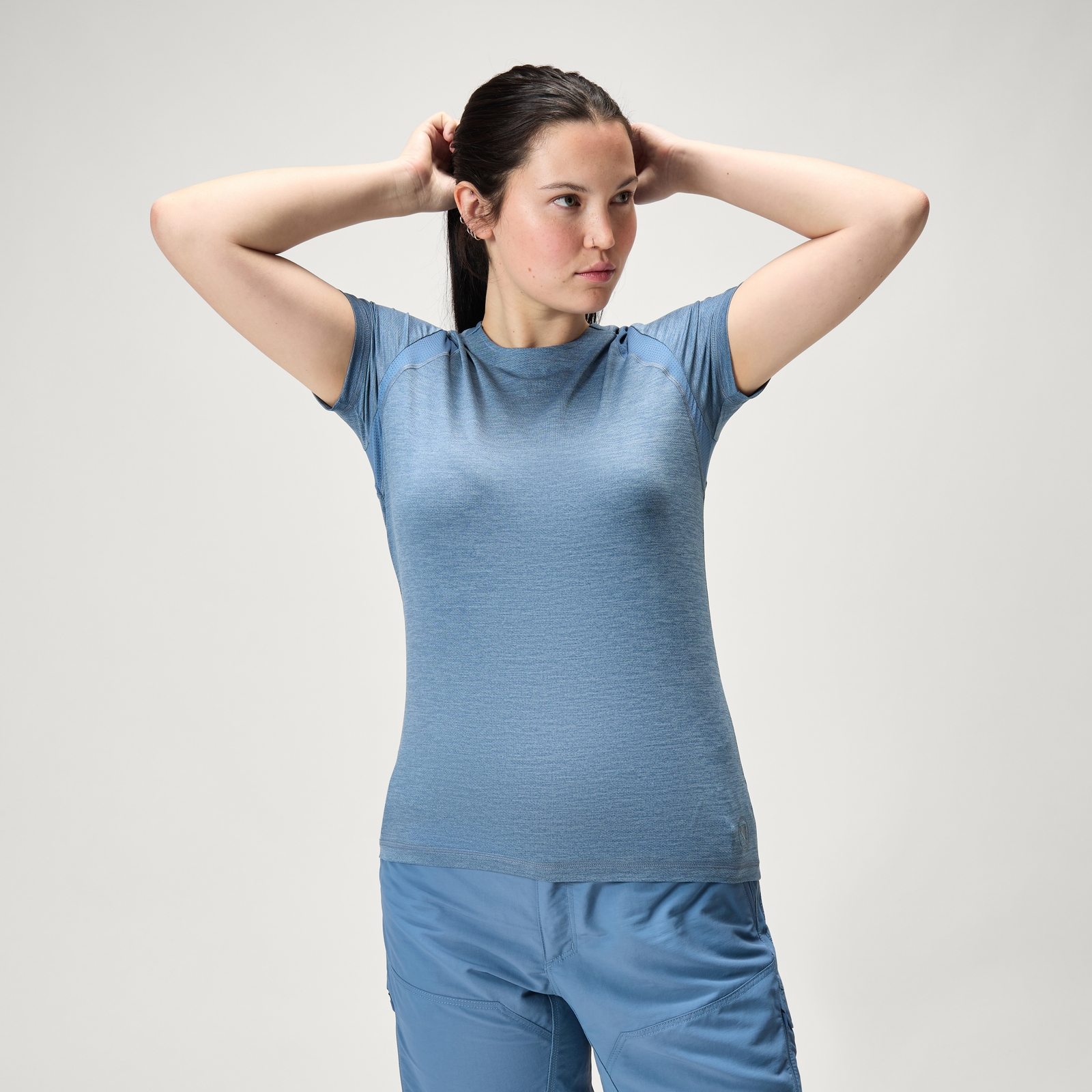 Endura Women's SingleTrack S/S Jersey - Blue steel | Extra 10% off first order.
