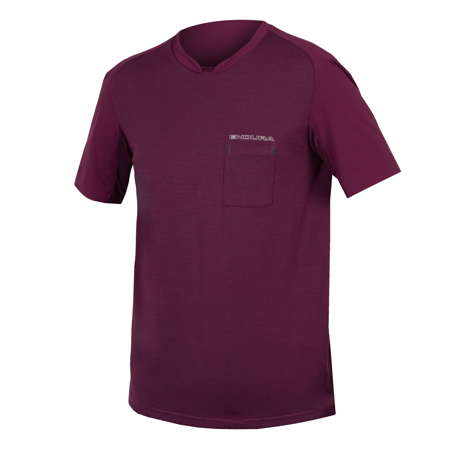 Endura Men's GV500 Foyle Tech Tee - Aubergine | Extra 10% off first order.