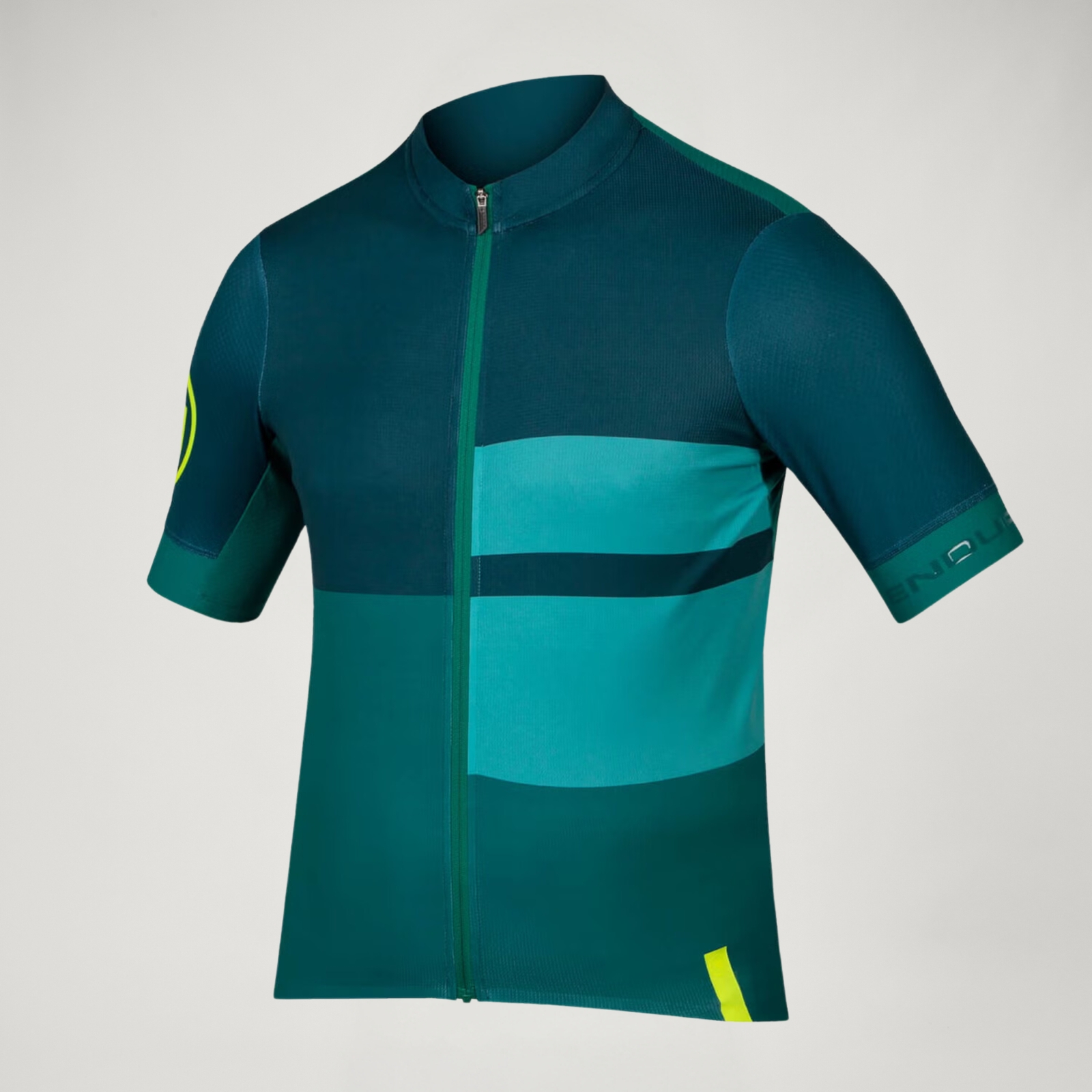 Endura Men's FS260 Print S/S Jersey - Emerald Green