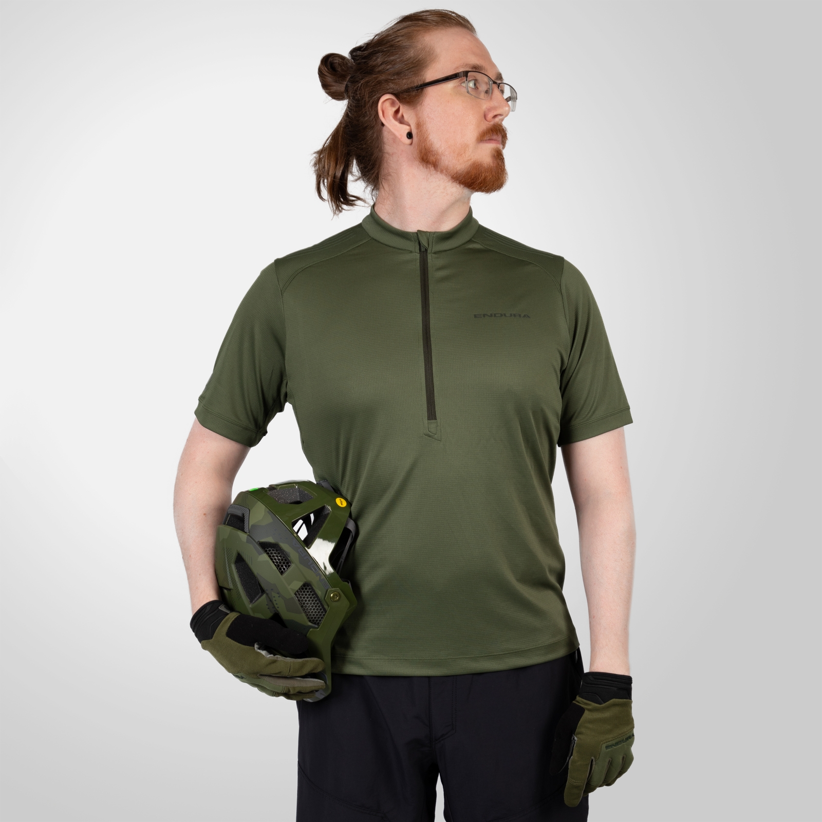 Endura Men's Hummvee S/S Jersey II - Olive Green | Extra 10% off first order.