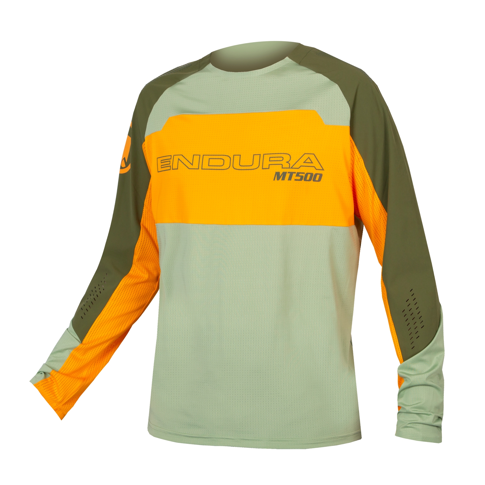 Endura Men's MT500 Burner Lite L/S Tee - Tangerine | Extra 10% off first order.