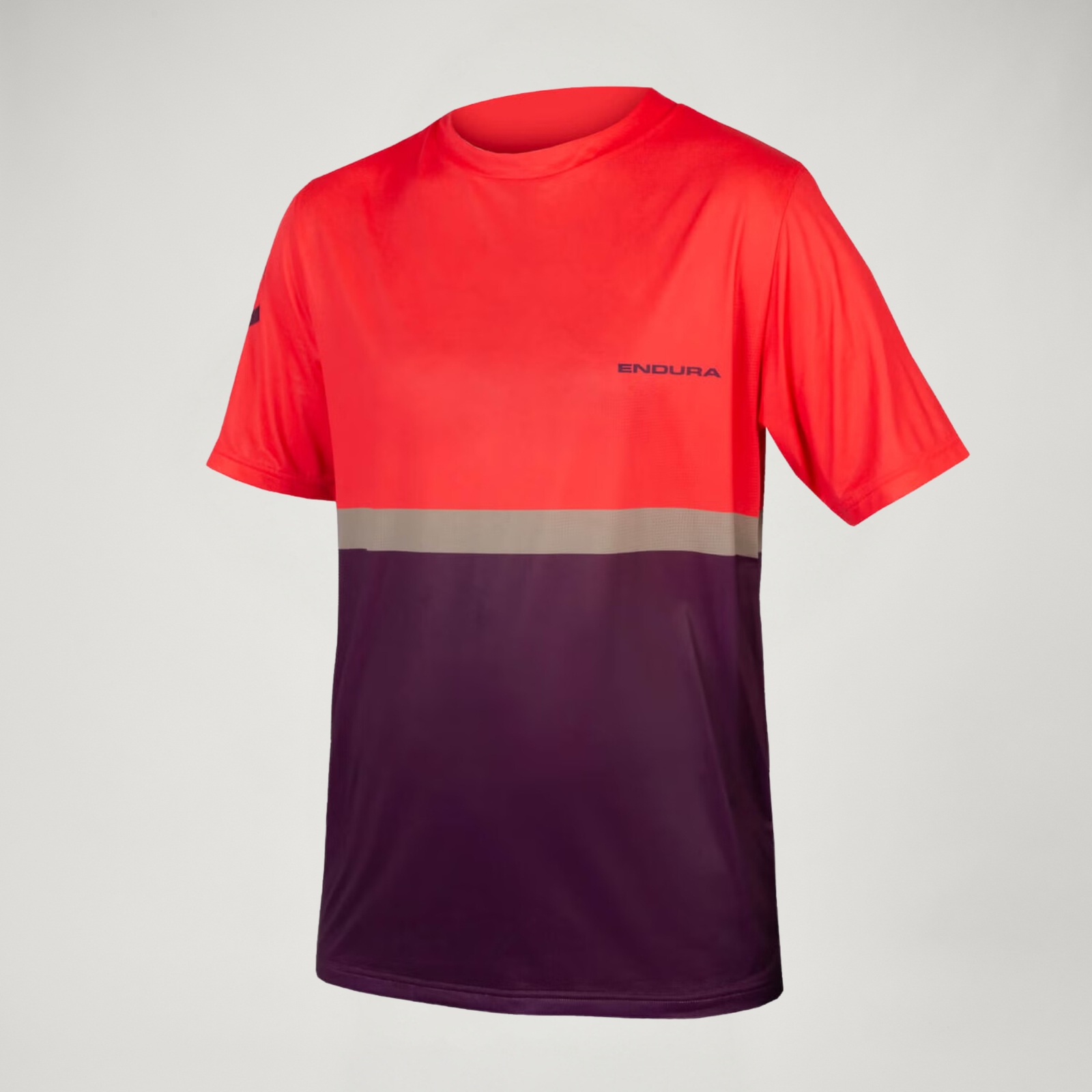 Endura Men's SingleTrack S/S Jersey - Pomegranate